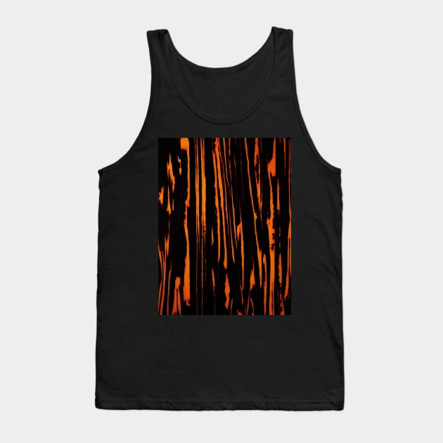 Striped Tortoise Shell Pattern Tank Top by wildtribe